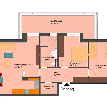 Strandvilla We 09 - Penthouse Apartman